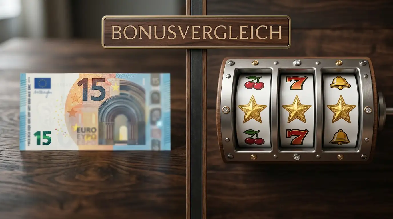 Vergleich von Cash-Bonus und Free-Spins-Strukturen nebeneinander