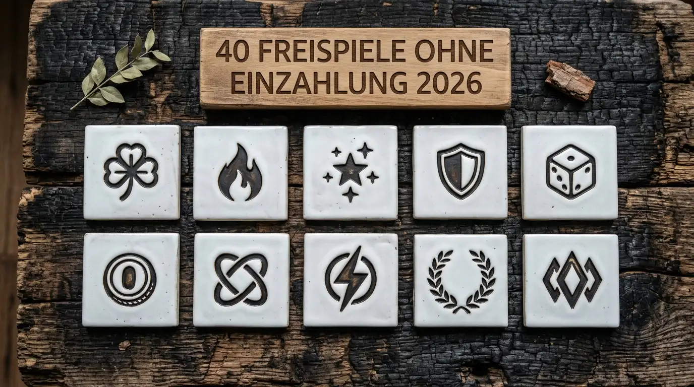 Vergleichstafel mit zehn Offshore-Casino-Marken für 40-FS-Aktionen