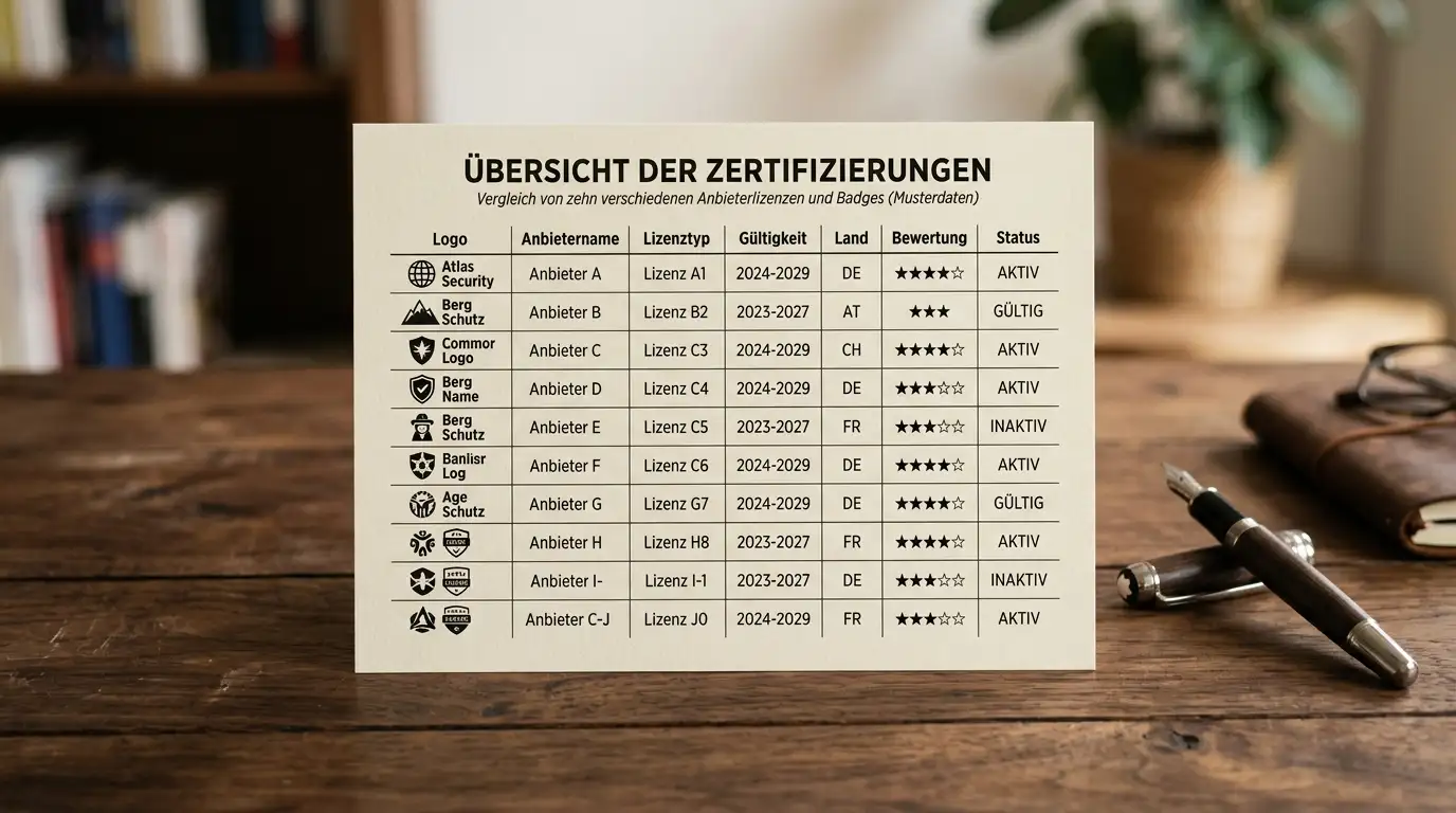 Vergleichstafel mit zehn Offshore-Casino-Marken für 50-€-Bargeldbonus-Aktionen