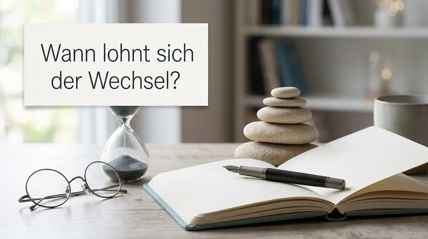 Symbolischer Schnitt durch zwei Spielerkonten mit Pfeil dazwischen, neutral und ohne Branding