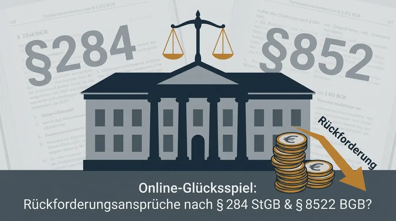 §284 StGB und Rückforderungsrecht: Rechtslage für deutsche Spieler bei Offshore-Casinos