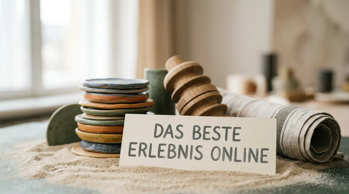 Neutrale Darstellung eines deutschen Online-Slot-Katalogs auf einem Bildschirm