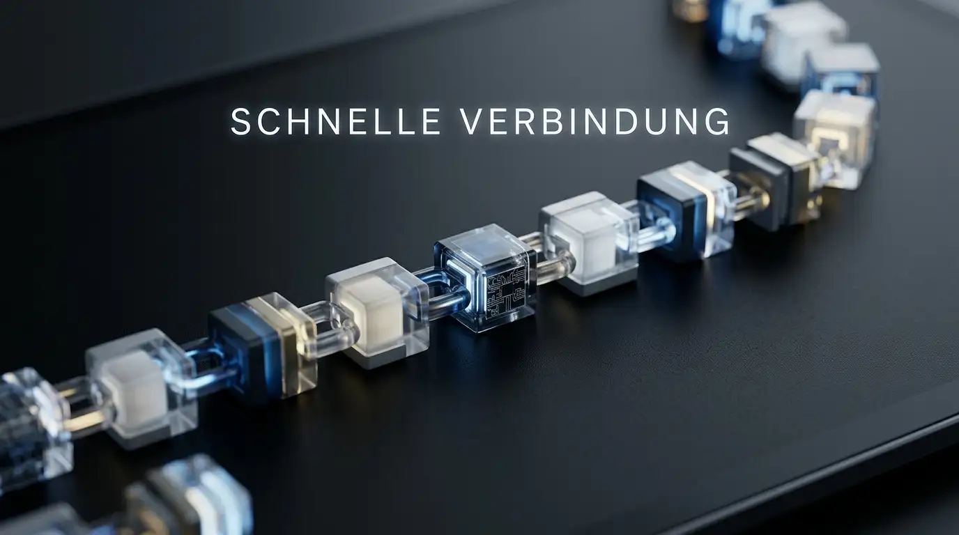 Schematische Darstellung eines schnellen BNB-Transfers über die BNB Smart Chain
