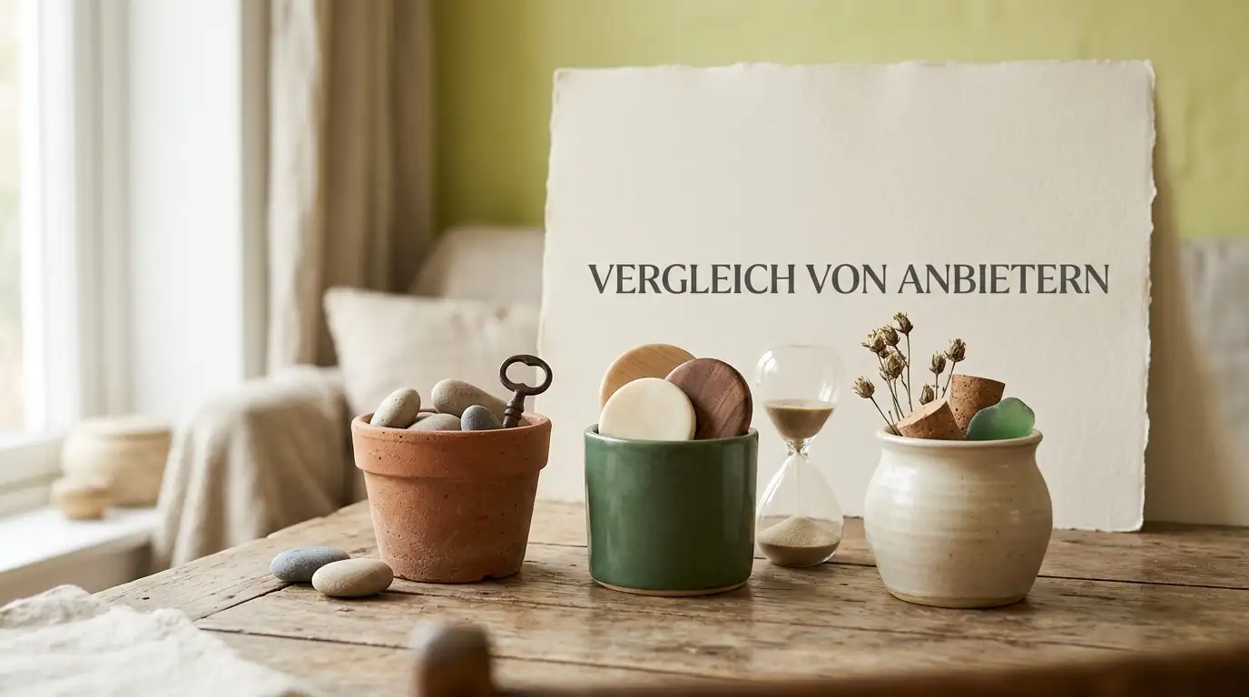 Laptop mit Casino-Vergleichsübersicht auf dem Bildschirm