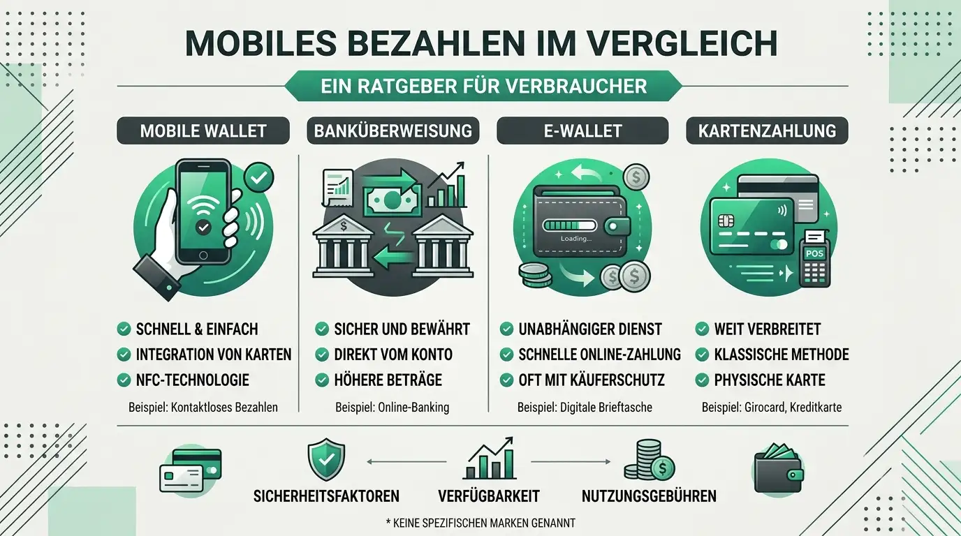 Vergleich von Google Pay und Alternativen