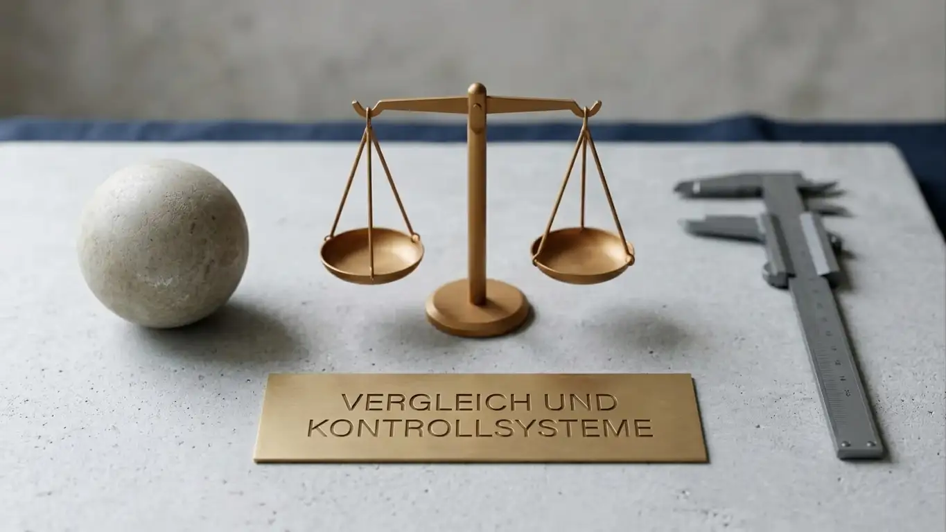 Abstrakter Vergleich zweier Kontrollsysteme