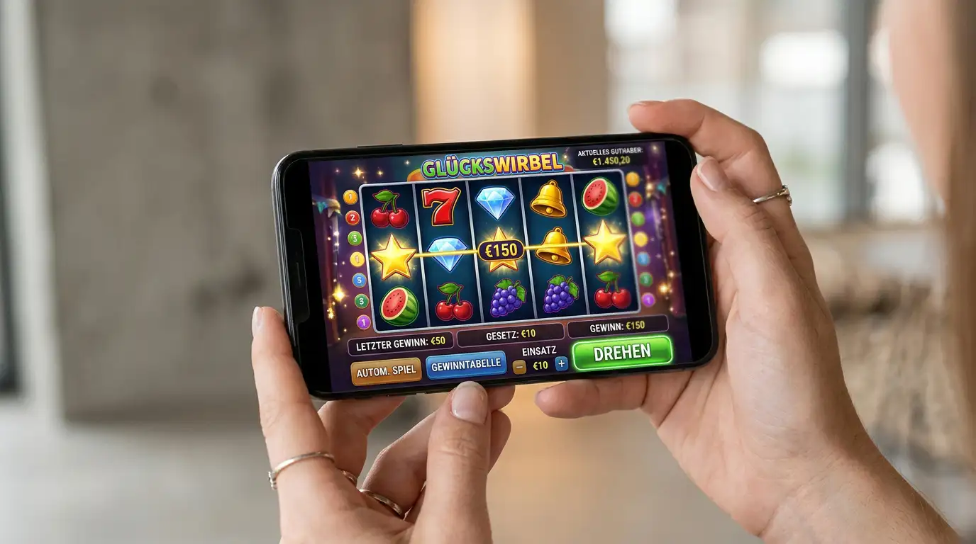 Mobile Casino Slots auf dem Smartphone