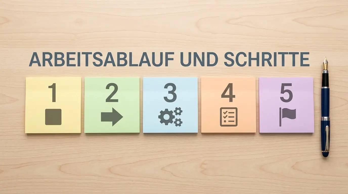 Ablaufdiagramm einer Bonus-Aktivierung ohne Einzahlung mit fünf nummerierten Schritten
