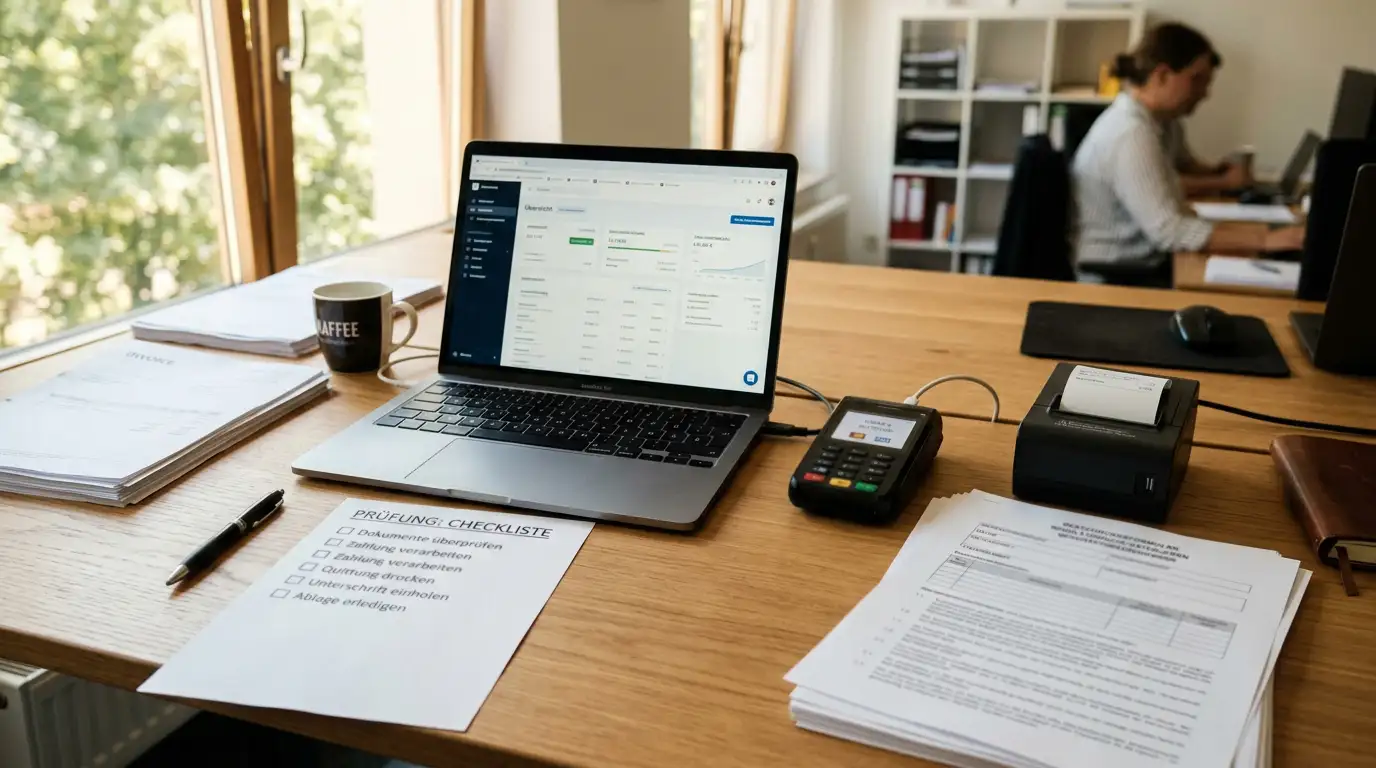 Prüfung von Betreiber Domain Kategorie und Kasse