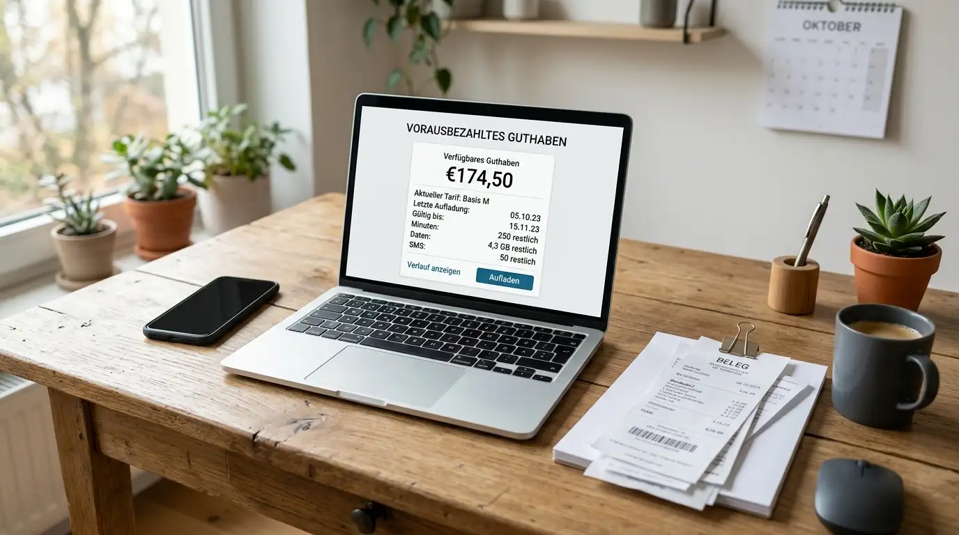 Paysafecard-Konto und Guthabenverwaltung