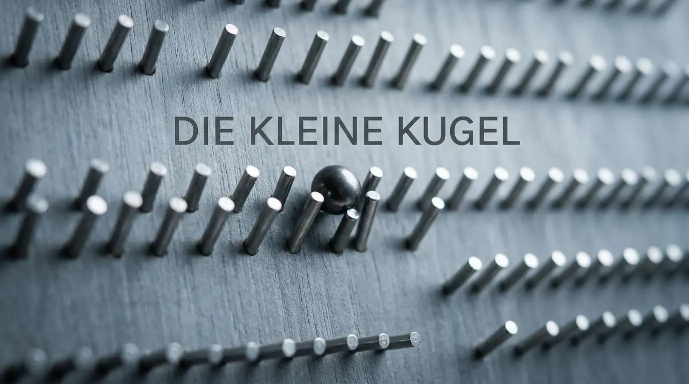 Nahaufnahme eines Plinko-Bretts mit Stiften und Multiplikator-Zonen