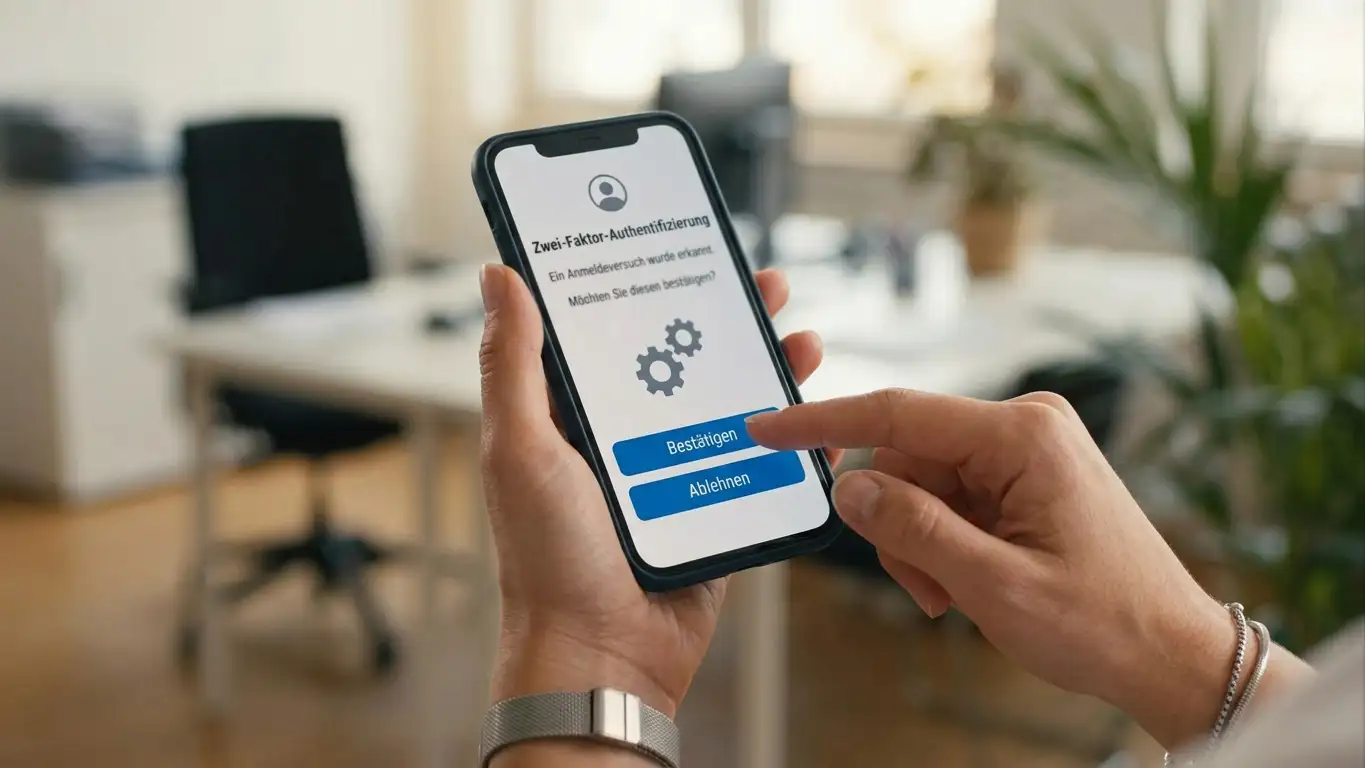 Sichere Zwei-Faktor-Freigabe an einem neutralen Mobilgerät