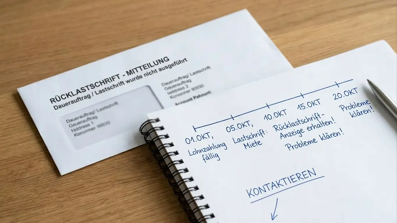 Rücklastschrift und Frist