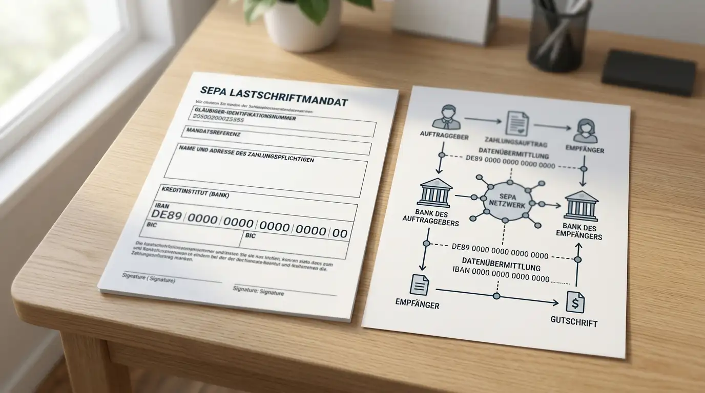 Mandat und IBAN