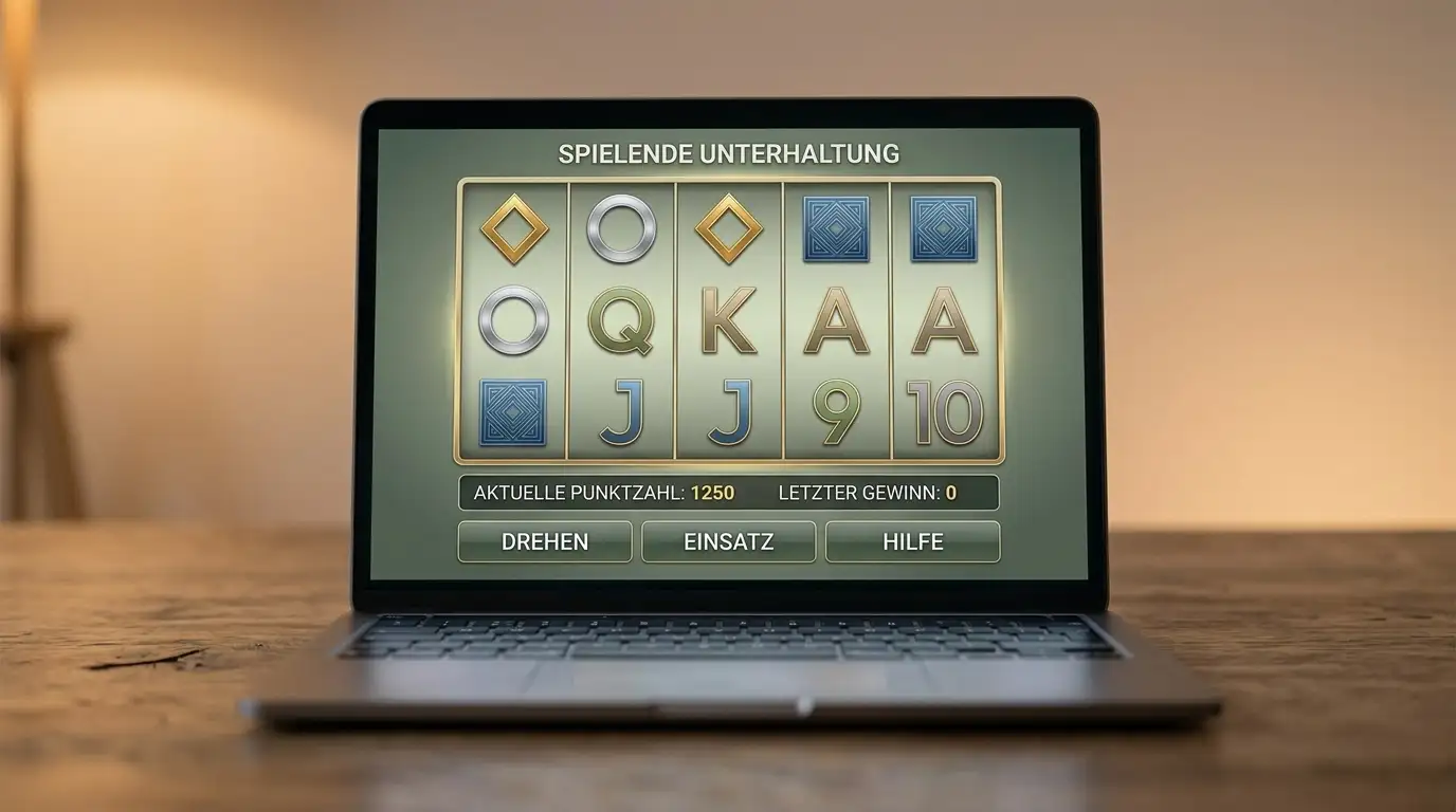 Detailansicht von Spielautomaten-Walzen auf einem Bildschirm