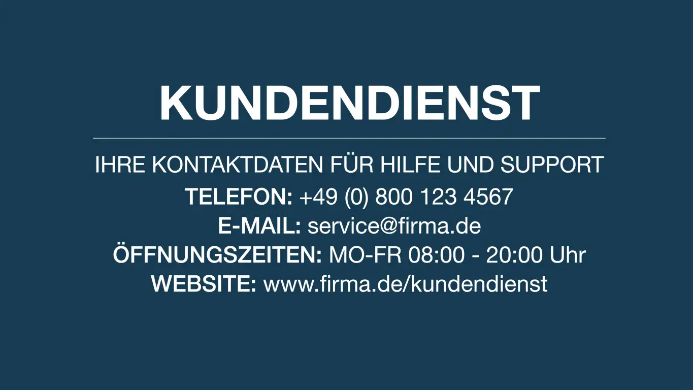 Kundenservice-Support