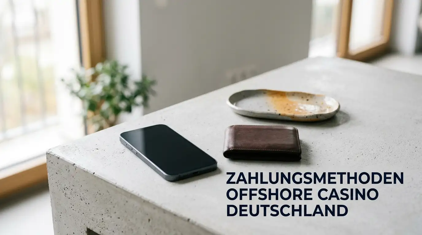 Nahaufnahme einer Hand, die ein Smartphone mit einer neutralen Banking-App halt, Schreibtischhintergrund